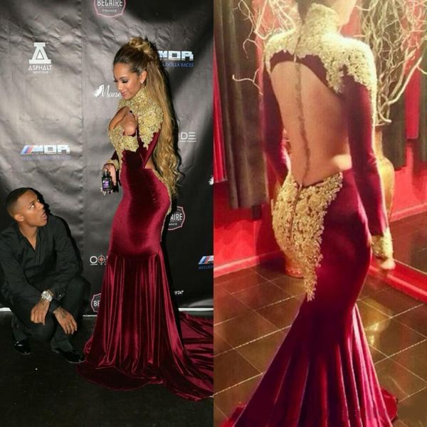 dubai kaftan formal celebrity prom gowns new mermaid long sleeve elegant backless burgundy party evening dresses for womens, Black
dubai kaftan formal celebrity prom gowns new mermaid long sleeve elegant backless burgundy party evening dresses for womens, Black
