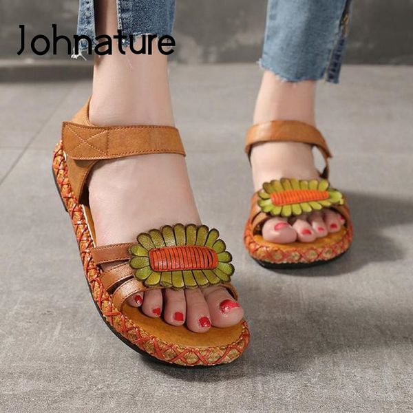 johnature summer sandals retro women shoes mixed colors hook & loop casual genuine leather 2020 new sewing ladies sandals, Black
johnature summer sandals retro women shoes mixed colors hook & loop casual genuine leather 2020 new sewing ladies sandals, Black