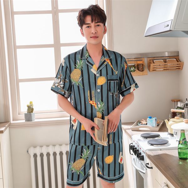 pajamas suit v-neck shirt pants sleep set spring mens lounge turn-down collar nightwear nighty robe pyjama nighties homewear, Black;brown
pajamas suit v-neck shirt pants sleep set spring mens lounge turn-down collar nightwear nighty robe pyjama nighties homewear, Black;brown