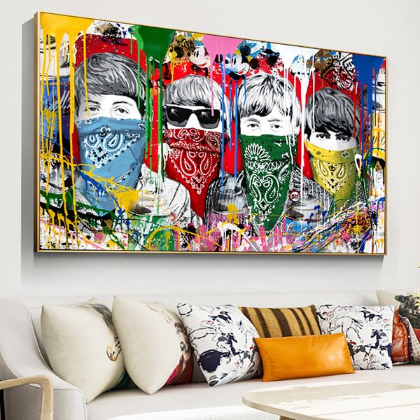 beatle masked watercolour graffiti canvas painting on wall art poster and prints street art picture for living room decoration
beatle masked watercolour graffiti canvas painting on wall art poster and prints street art picture for living room decoration