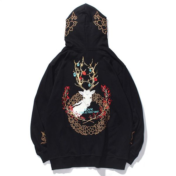 cotton us euro size embroidered men hoodies hip hop casual outerwear hooded hoody male hoody man mens hoodies, Black
cotton us euro size embroidered men hoodies hip hop casual outerwear hooded hoody male hoody man mens hoodies, Black