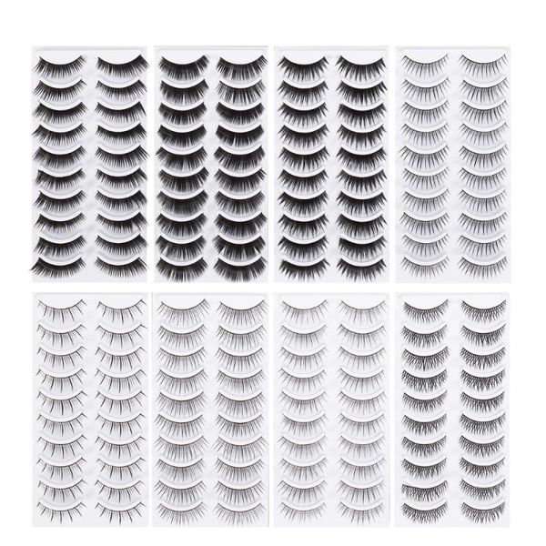 80 pairs natural fake eyelashes 8-style thick long eye lashes for women lady teenager girls
80 pairs natural fake eyelashes 8-style thick long eye lashes for women lady teenager girls
