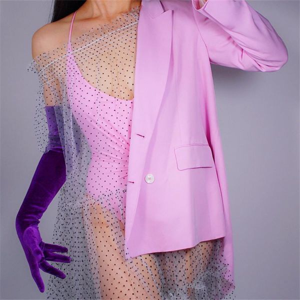 2020 new velour long gloves 60cm long section dark purple female models high elastic velvet gold velour touchscreen wsr14, Blue;gray
2020 new velour long gloves 60cm long section dark purple female models high elastic velvet gold velour touchscreen wsr14, Blue;gray
