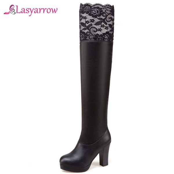 boots lasyarrow 2021 thigh high over the knee women round toe pu autumn winter solid colors platform shoes woman j1005, Black
boots lasyarrow 2021 thigh high over the knee women round toe pu autumn winter solid colors platform shoes woman j1005, Black