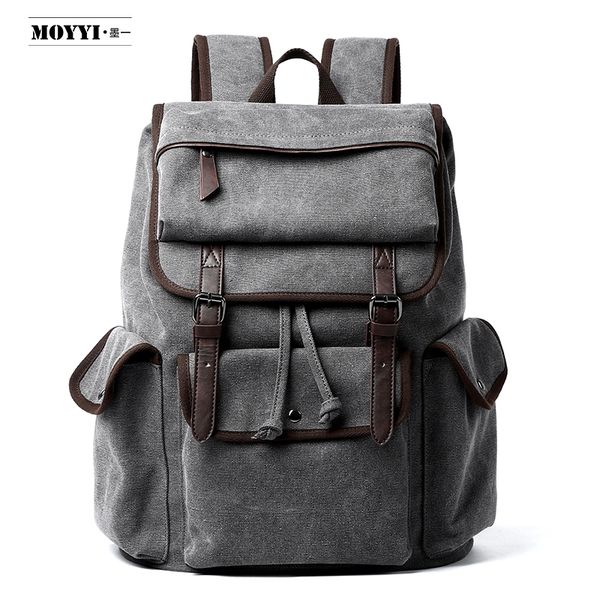 retro men's canvas backpack simple large capacity travel backpack computer bag
retro men's canvas backpack simple large capacity travel backpack computer bag