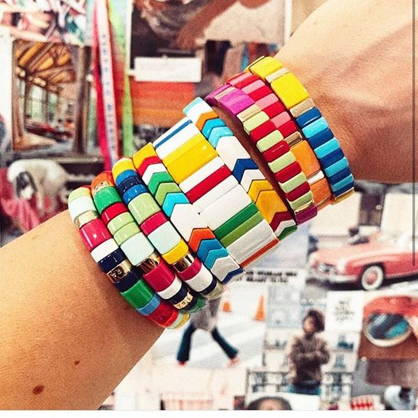 flatfoosie bohemian bracelet handmade friendship stackable enamel rainbow tile bracelet fashion street pgraphy bangles gifts, Black
flatfoosie bohemian bracelet handmade friendship stackable enamel rainbow tile bracelet fashion street pgraphy bangles gifts, Black