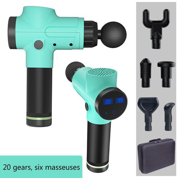 electric muscle6-heads muscle massage gun fascia fitness massager portable muscle stimulator gym body vibration relaxation fitness equipment
electric muscle6-heads muscle massage gun fascia fitness massager portable muscle stimulator gym body vibration relaxation fitness equipment