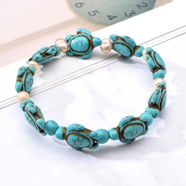 bohemia natural stone strand bracelet for women men pearl turtle beads charms elastic friendship bracelets beach jewelry, Black
bohemia natural stone strand bracelet for women men pearl turtle beads charms elastic friendship bracelets beach jewelry, Black