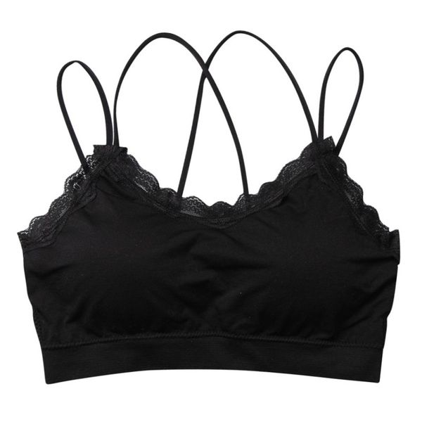 seamless vest women wrapped chest bra lace-edge embroidered vest style back yoga bra comfortable breathable sports bra1, White;black
seamless vest women wrapped chest bra lace-edge embroidered vest style back yoga bra comfortable breathable sports bra1, White;black