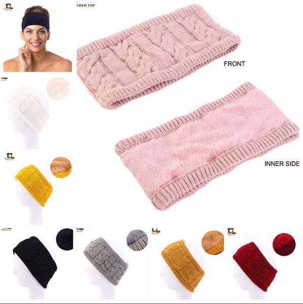 new winter warmer ear knitted headband turban crochet plus fur hairband headwrap wide stretch girls lady headscarf headdress
new winter warmer ear knitted headband turban crochet plus fur hairband headwrap wide stretch girls lady headscarf headdress
