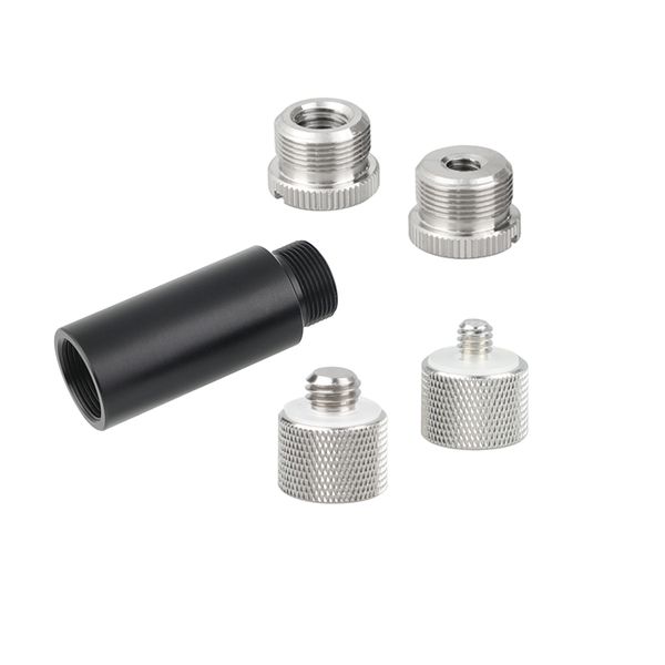 camvate 2" алюминий micro rod с 5/8 "-27 женский для 5/8" -27 наружная резьба + ассорти thread screw адаптеры для микрофона mount c2555
camvate 2" алюминий micro rod с 5/8 "-27 женский для 5/8" -27 наружная резьба + ассорти thread screw адаптеры для микрофона mount c2555