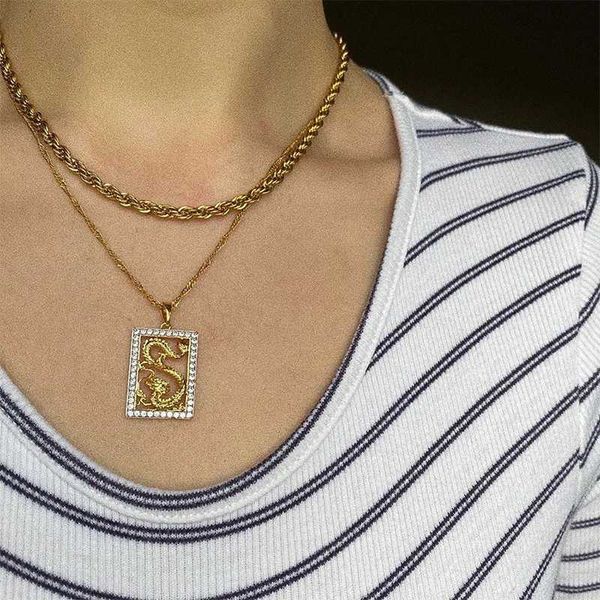2pcs/set women necklaces set fashion carved totem snake hollow square crystal clavicle chain gold necklace birthday jewelry gift, Silver
2pcs/set women necklaces set fashion carved totem snake hollow square crystal clavicle chain gold necklace birthday jewelry gift, Silver