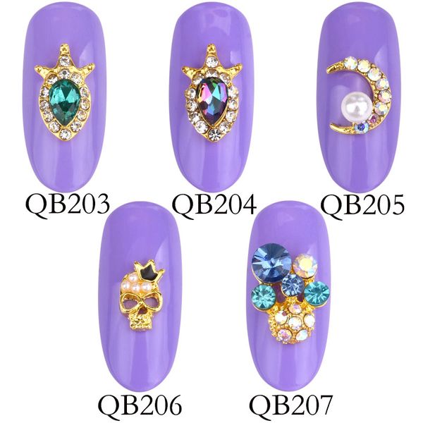 10pcs 3d nail art decorations diyglitter glass gem rhinestones pineapple moon ghost head alloy pearl design nail art accessoires, Silver;gold
10pcs 3d nail art decorations diyglitter glass gem rhinestones pineapple moon ghost head alloy pearl design nail art accessoires, Silver;gold