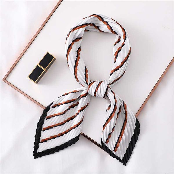 fashion silk square crinkle scarf for women pleated neck scarves striped female head band foulard neckerchief, Blue;gray
fashion silk square crinkle scarf for women pleated neck scarves striped female head band foulard neckerchief, Blue;gray