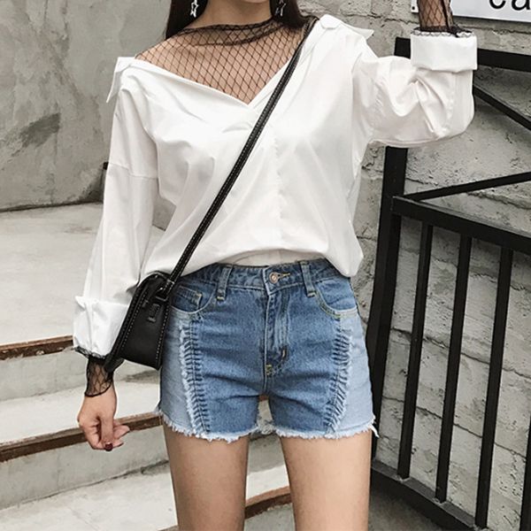2020 new tassel panelled stitching shorts jeans women personality fashion pants sweet student girlfriend jeans, Blue
2020 new tassel panelled stitching shorts jeans women personality fashion pants sweet student girlfriend jeans, Blue