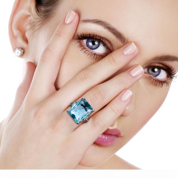 100% authentic 925 sterling silver dazzling aquamarine finger rings for women simulate diamond wedding engagement jewelry gift y1892705, Slivery;golden
100% authentic 925 sterling silver dazzling aquamarine finger rings for women simulate diamond wedding engagement jewelry gift y1892705, Slivery;golden