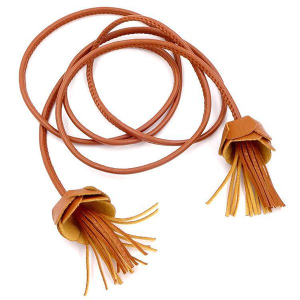 new arrivals thin pu leather belt women faux leather belt with flower tassel female solid waistband for dress 160cm, Black;brown
new arrivals thin pu leather belt women faux leather belt with flower tassel female solid waistband for dress 160cm, Black;brown