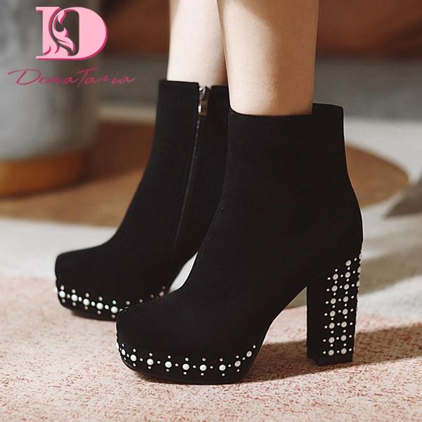 doratasia ladies fashion party beading ankle boots cool platform boots women 2020 high heels dress woman shoes, Black
doratasia ladies fashion party beading ankle boots cool platform boots women 2020 high heels dress woman shoes, Black