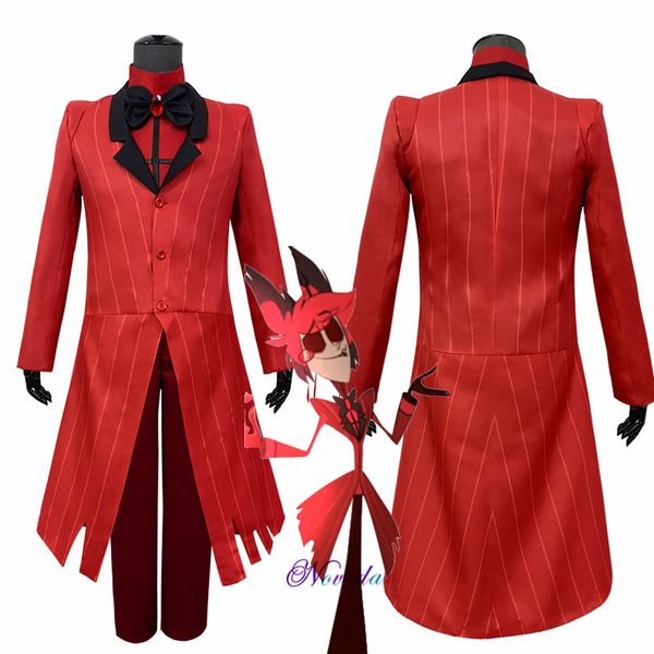 alastor hazbin l cosplay costume uniform men women party halloween carnival christmas costumes red suit clothes set, White
alastor hazbin l cosplay costume uniform men women party halloween carnival christmas costumes red suit clothes set, White