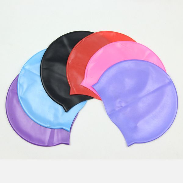 wholesale 6colours multicolor silicone solid swimming cap for long hair waterproof diving cap professional swimming hat keep hair dry
wholesale 6colours multicolor silicone solid swimming cap for long hair waterproof diving cap professional swimming hat keep hair dry