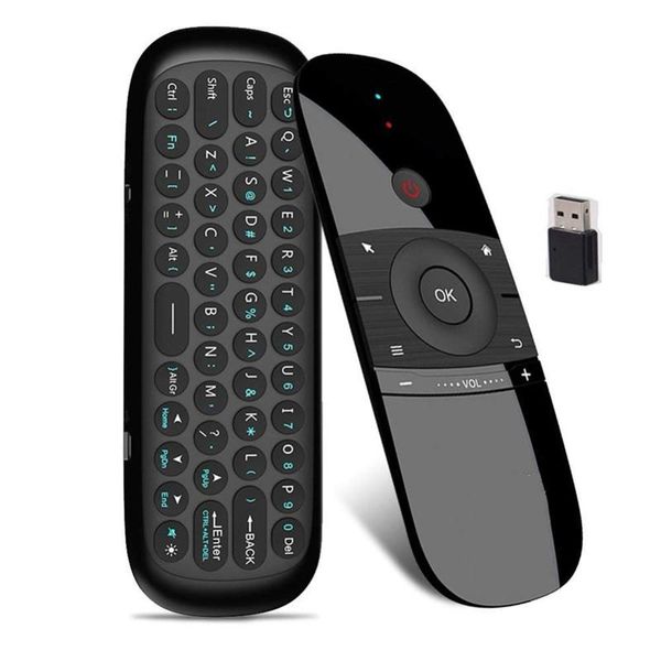 

cgjxscgjxsw1 english version 2 .4ghz wireless keyboard mini fly air mouse with ir learning function for tv box computer x96 mini h96