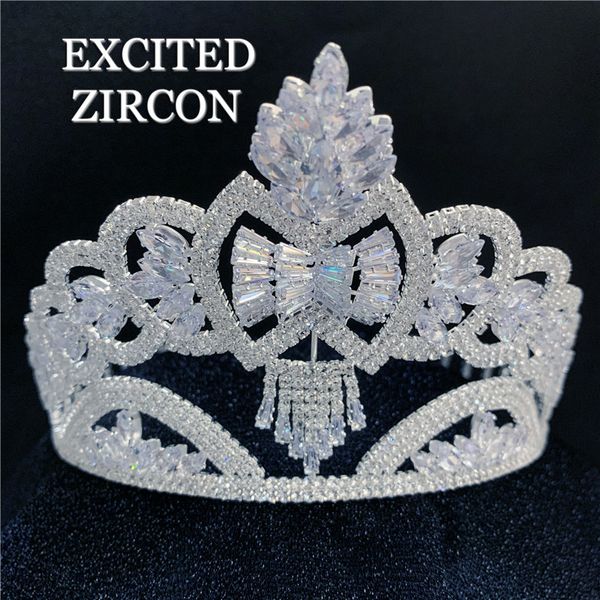 fashion new bridal classical couronne de mariage crowns luxury elliptical zircon wedding party big crown for women, Golden;silver
fashion new bridal classical couronne de mariage crowns luxury elliptical zircon wedding party big crown for women, Golden;silver