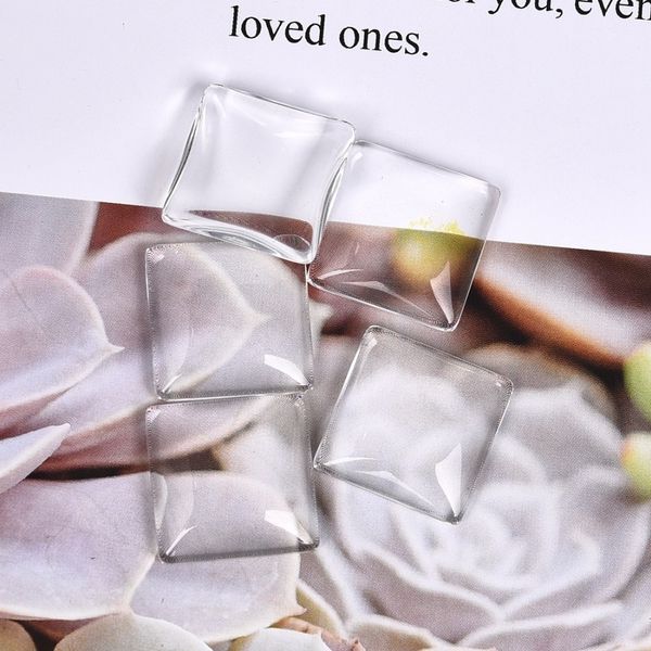 20pcs/lot 18mm square cabochons transparent glass clear flat back for diy pendant findings jewelry making handmade accessories
20pcs/lot 18mm square cabochons transparent glass clear flat back for diy pendant findings jewelry making handmade accessories