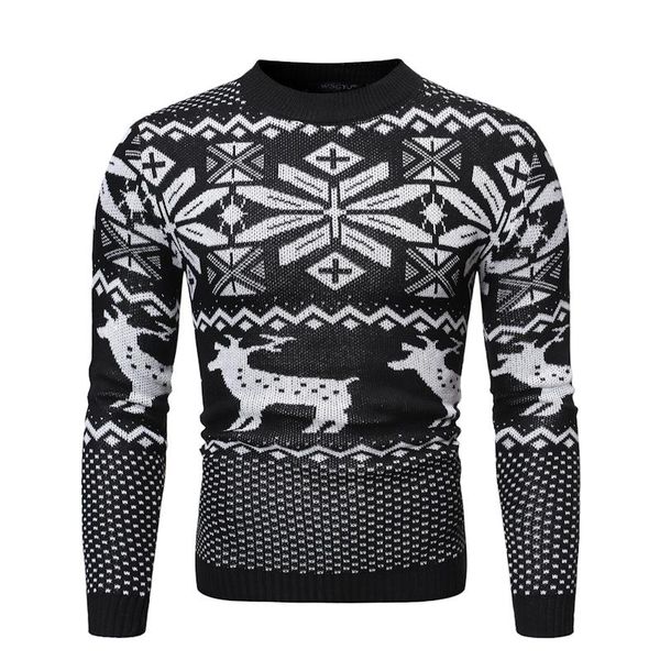 men's sweaters christmas fawn sweater men slim fit cotton 65% round neck knit pullover coat black autumn arrival, White;black
men's sweaters christmas fawn sweater men slim fit cotton 65% round neck knit pullover coat black autumn arrival, White;black