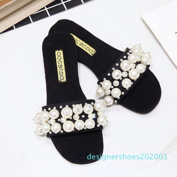 new women pearl beach shoes flat woman sandals summer 2019 woman shoes lady fashion slippers luxury shoe women designers slipper d01, Black
new women pearl beach shoes flat woman sandals summer 2019 woman shoes lady fashion slippers luxury shoe women designers slipper d01, Black