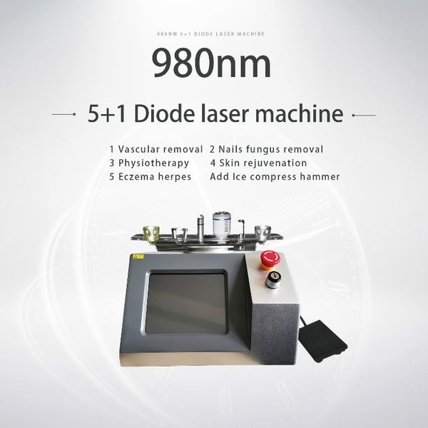 5 in 1 980nm diode red blood vessel spider veins removal machine vascular laser therapy skin care rejuvenation beauty equipment, Black
5 in 1 980nm diode red blood vessel spider veins removal machine vascular laser therapy skin care rejuvenation beauty equipment, Black