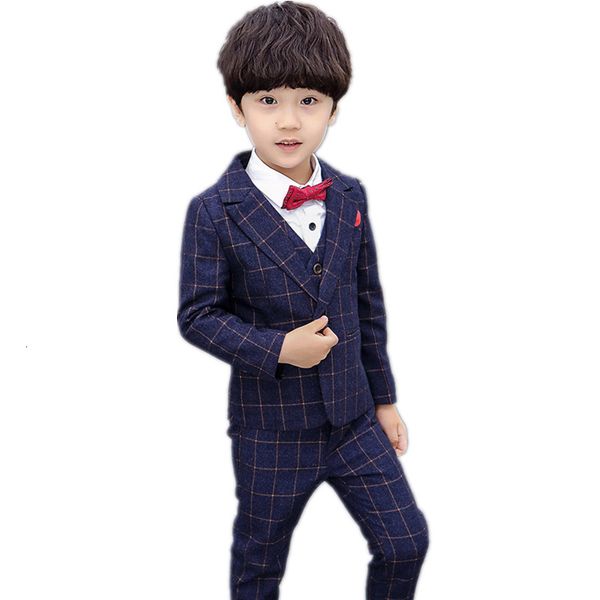 boys plaid blazer vest trouser 3pcs suit set kids formal wedding clothing set school boys performance costume children outfits, Blue
boys plaid blazer vest trouser 3pcs suit set kids formal wedding clothing set school boys performance costume children outfits, Blue