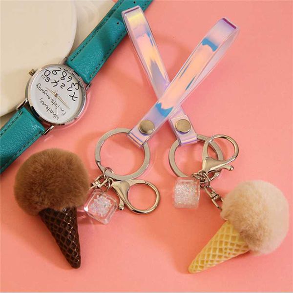 fur ball cream cone keychain furry plastic key chain ring keyring pompon backpack women shoulder bags pendant, Silver
fur ball cream cone keychain furry plastic key chain ring keyring pompon backpack women shoulder bags pendant, Silver