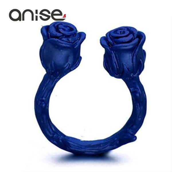 anise new arrival rose flower rings simple adjustable rings fashion blue gold ring for women jewelry, Golden;silver
anise new arrival rose flower rings simple adjustable rings fashion blue gold ring for women jewelry, Golden;silver