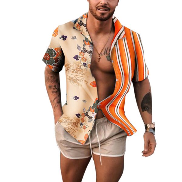 men's short sleeve fashion shirts for men small medium large plus size 2xl 3xl clothing blouse, White;black
men's short sleeve fashion shirts for men small medium large plus size 2xl 3xl clothing blouse, White;black