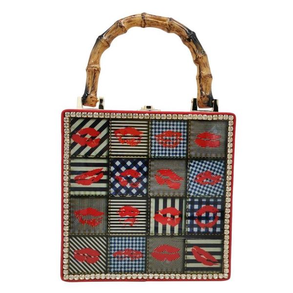 boutique de fgg "lips" print acrylic pu women tote purses box handbags bamboo handle shoulder bags crossbody messenger bag
boutique de fgg "lips" print acrylic pu women tote purses box handbags bamboo handle shoulder bags crossbody messenger bag