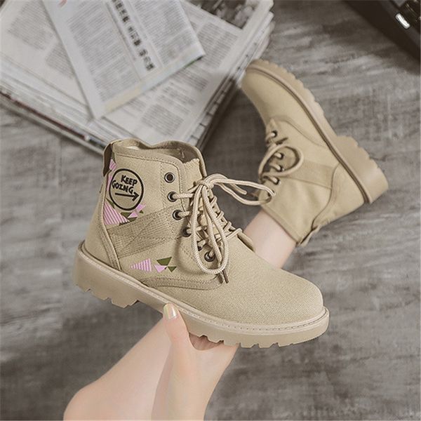 canvas boots women 2020 new retro student thick heel boots women's short flat bottom motorcycle shoes, Black
canvas boots women 2020 new retro student thick heel boots women's short flat bottom motorcycle shoes, Black