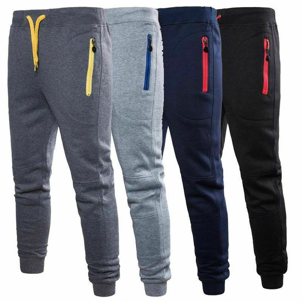 men's pants fashion men casual men´s sport joggers hip hop jogging fitness trousers with pocket zipper sweatpants, Black
men's pants fashion men casual men´s sport joggers hip hop jogging fitness trousers with pocket zipper sweatpants, Black