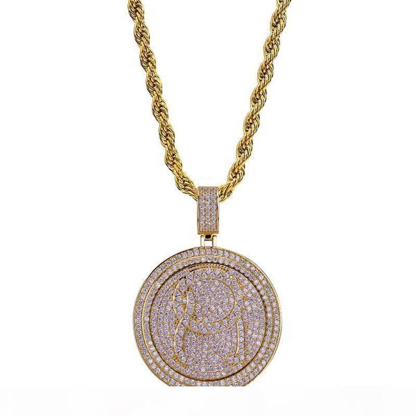 k spin round pendant necklace men bling cubic zirconia ice out gold jewelry silver plated new fashion hip hop necklace
k spin round pendant necklace men bling cubic zirconia ice out gold jewelry silver plated new fashion hip hop necklace