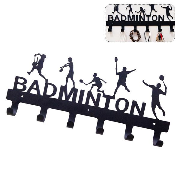 coat hanger key holder wall mounted badminton home organizer metal hook bathroom
coat hanger key holder wall mounted badminton home organizer metal hook bathroom