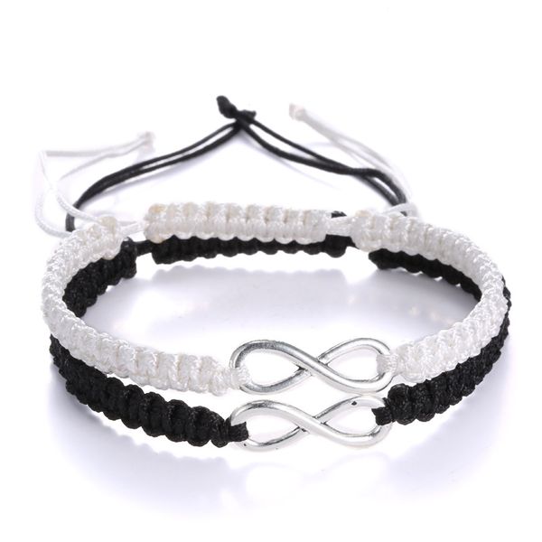 2pcs infinity handmade bracelet set friendship bracelet infinity love couples set fashion jewelry, Golden;silver
2pcs infinity handmade bracelet set friendship bracelet infinity love couples set fashion jewelry, Golden;silver
