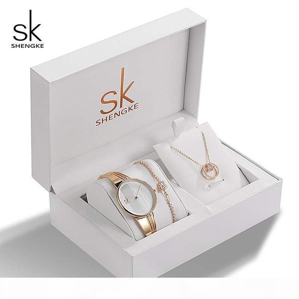 sk brand creative women watch bracelet necklace set female jewelry fashion women watch bangle set for valentine's gift, Slivery;brown
sk brand creative women watch bracelet necklace set female jewelry fashion women watch bangle set for valentine's gift, Slivery;brown
