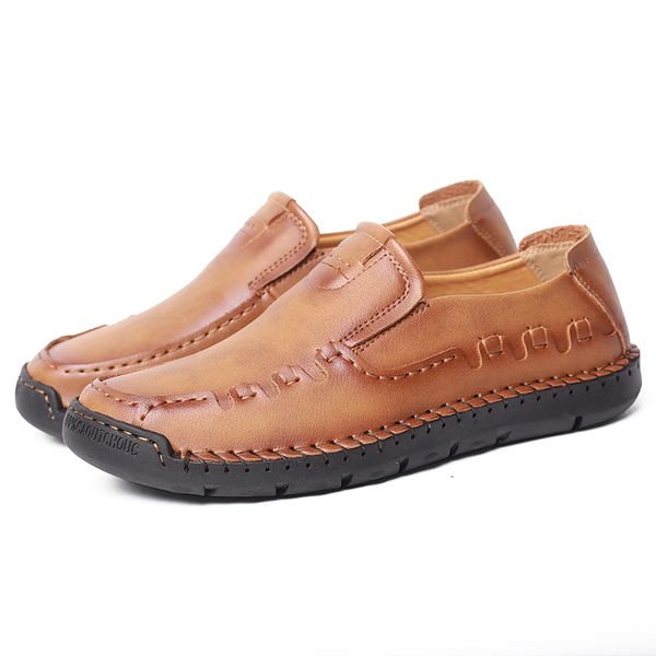 men casual shoes leather sneakers breathable moccasins male comfortable loafers brown luxury walking shoe plus size, Black
men casual shoes leather sneakers breathable moccasins male comfortable loafers brown luxury walking shoe plus size, Black
