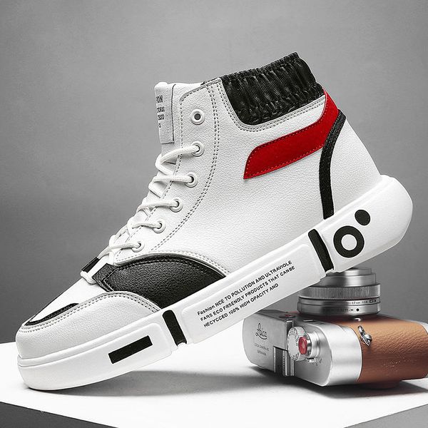 new high fashion leather sneakers trend comfortable man casual shoes outdoor non-slip breathable men shoes, Black
new high fashion leather sneakers trend comfortable man casual shoes outdoor non-slip breathable men shoes, Black