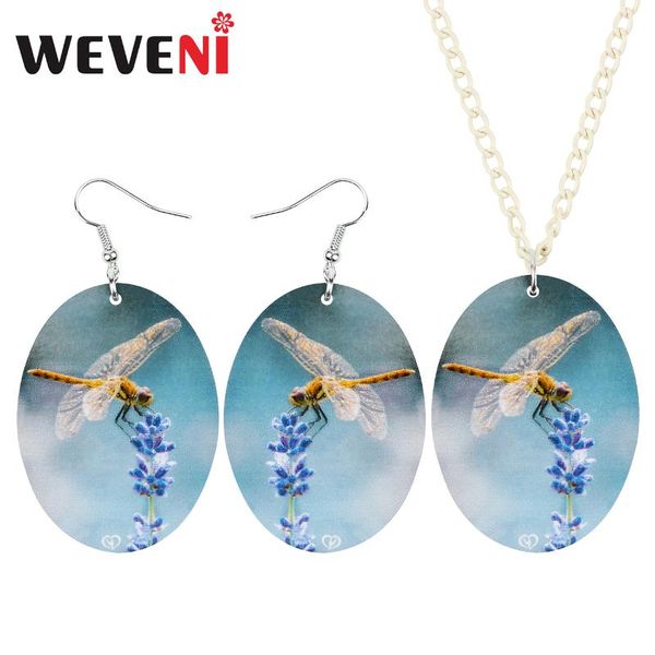 weveni acrylic oval flying dragonfly jewelry sets flower sweet animal insect earrings necklace for women kids gifts decoration, Silver
weveni acrylic oval flying dragonfly jewelry sets flower sweet animal insect earrings necklace for women kids gifts decoration, Silver