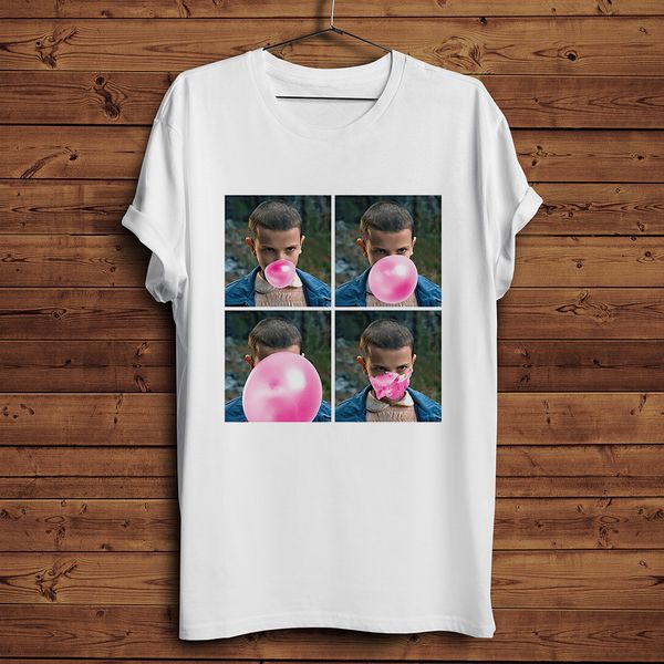 stranger things eleven bubblegum funny t-shirt men 2019 summer new white casual homme cool t shirt unisex 
stranger things eleven bubblegum funny t-shirt men 2019 summer new white casual homme cool t shirt unisex