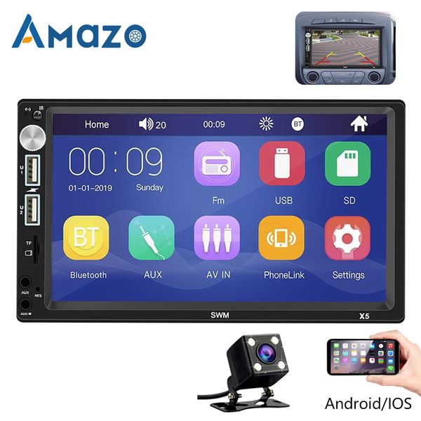 x5 car radio 2 din bluetooth autoradio 7" hd touch screen reverse image 2din stereo car auto mp5 player aux usb fm camera 7018b
x5 car radio 2 din bluetooth autoradio 7" hd touch screen reverse image 2din stereo car auto mp5 player aux usb fm camera 7018b