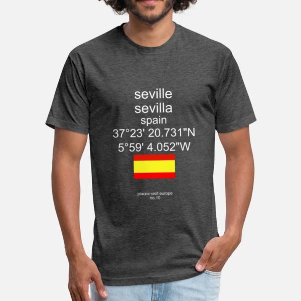 sevilla places t shirt men printed cotton round collar standard loose new style spring family shirt
sevilla places t shirt men printed cotton round collar standard loose new style spring family shirt