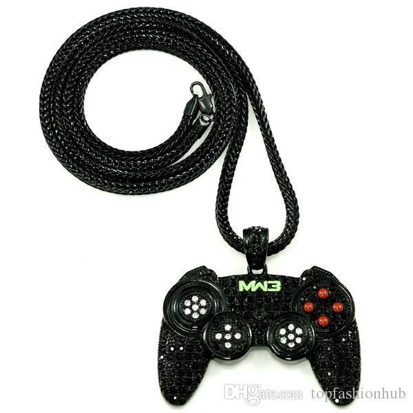 game machine pendant necklace hip-hop alloy pendant necklace long pendant fashion iced out game controller necklace hot, Silver
game machine pendant necklace hip-hop alloy pendant necklace long pendant fashion iced out game controller necklace hot, Silver