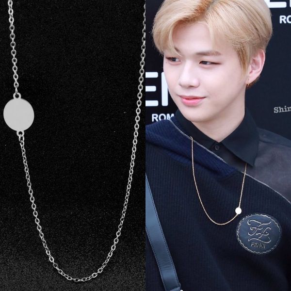 pendant necklaces fashion simple korean star kpop oval long necklace wild stainless steel sweater chain non-fading, Silver
pendant necklaces fashion simple korean star kpop oval long necklace wild stainless steel sweater chain non-fading, Silver