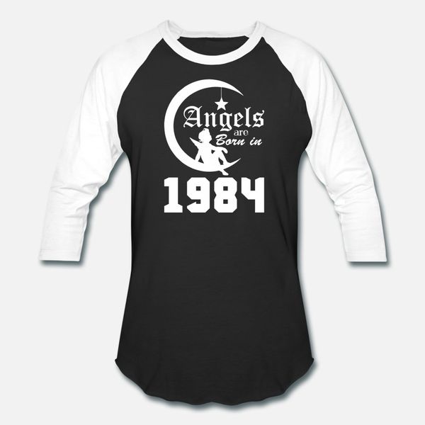 angels are born in 1984 t shirt men customized 100% cotton size s-3xl solid color graphic comfortable summer original shirt, White;black
angels are born in 1984 t shirt men customized 100% cotton size s-3xl solid color graphic comfortable summer original shirt, White;black